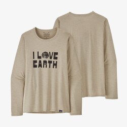 Patagonia Cap Cool Daily Graphic Shirt Women's in Earth Love Pumice X Dye